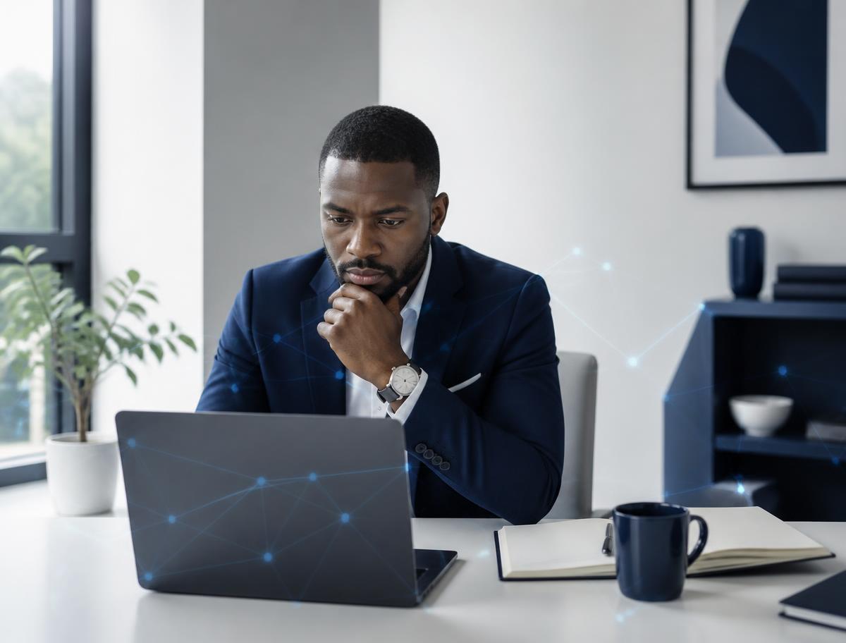 Client conversion strategist reviewing a digital customer journey